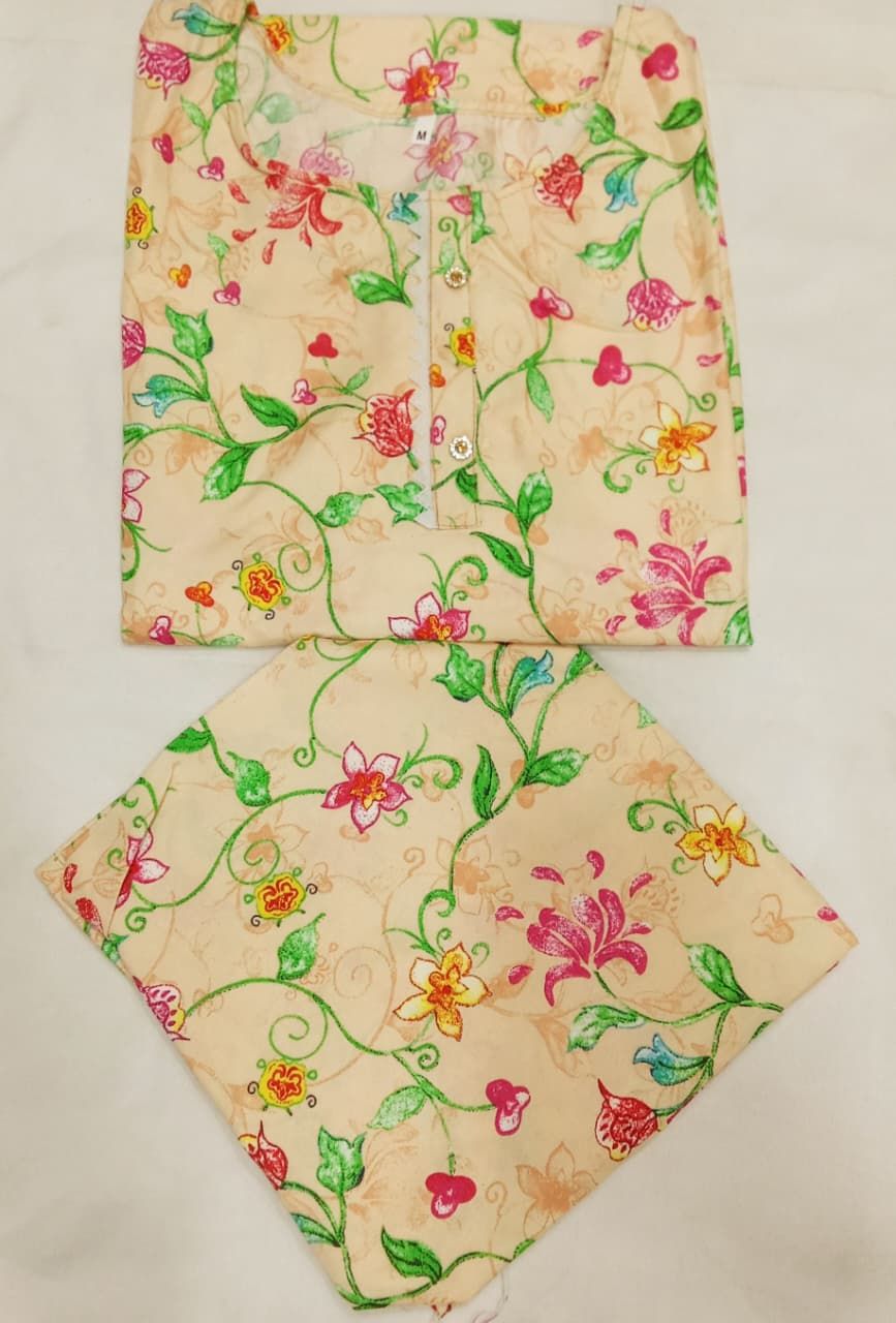 Cotton 2 piece suit new latest design fabric soft Lawn cotton random colour