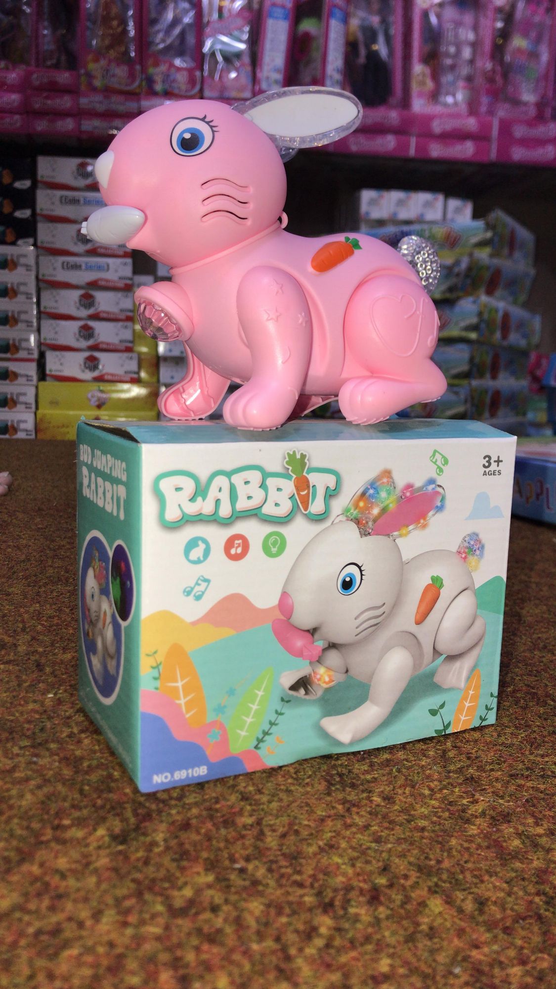 Funny Walking Rabbit Toy With Light & Music