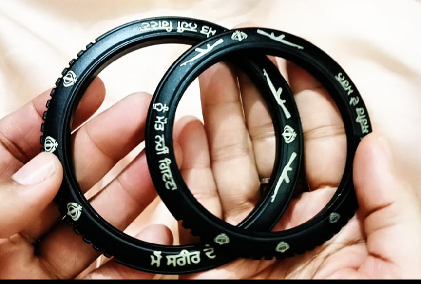 HOT SELLING  BLACK PUNJABI KARA  SIDHU MOOSA WALA  STAINLESS STEEL KARA /BANGHAL/BRACLETE HIGH QUALITY MENS FASHION PUNJABI KARA