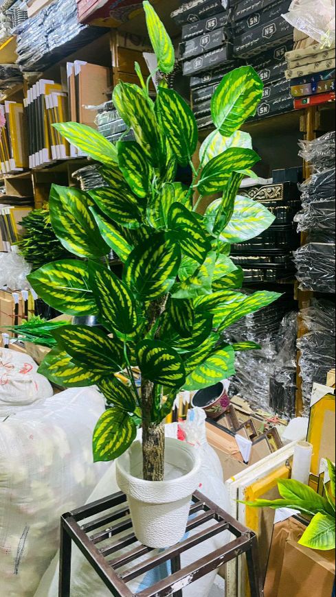 3 feet artificial floor plant with pot