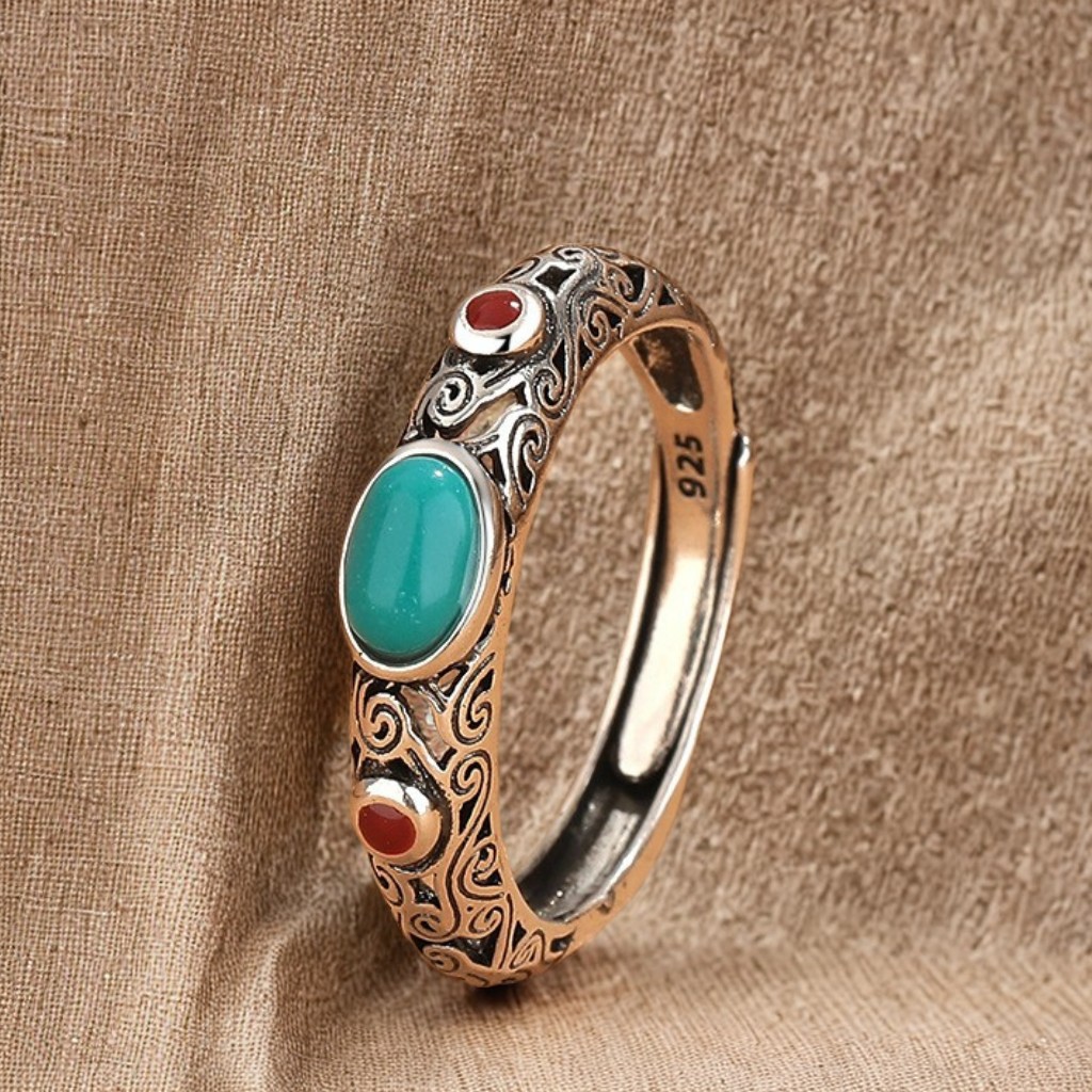 New 925 Sterling Silver Ring Vintage for Women Luxury Wedding Jewelry Engagement Charm Fashion High Quality Party Holiday 