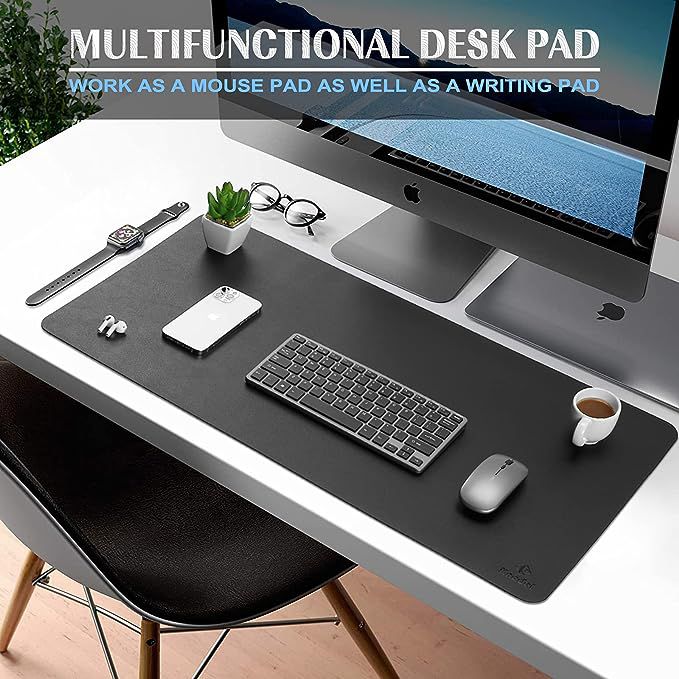 Computer Desktop Padding For Office Desk Pad Protector Double Sided Ultra Soft Office Desk Mat, Waterproof ...