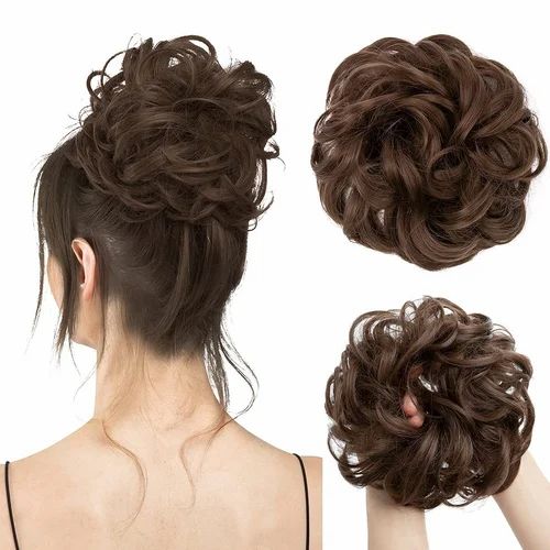 Hair Jura Extension Jura Volumizer Big Hair Poni For Women And Girls Natural Look Hair Bun Extension Stylish Hair Volumizer For Bridal Party Office And Daily Wear Soft Synthetic Hair Extension For Thick And Elegant Hairstyles
