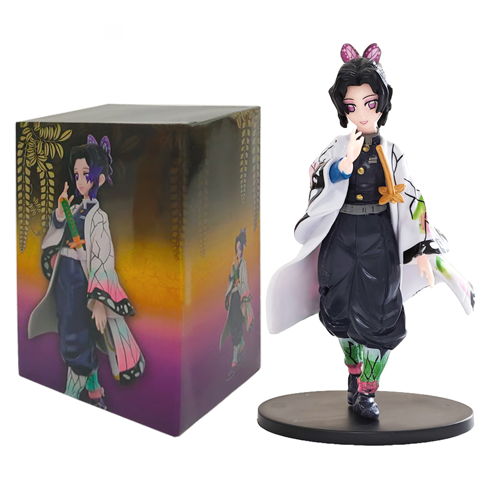 15cm Anime Demon Slayer Figure Doll Toy Nezuko Tanjirou Zenitsu Inosuke Kyoujurou Shinobu Giyuu Qposket Model Toy 