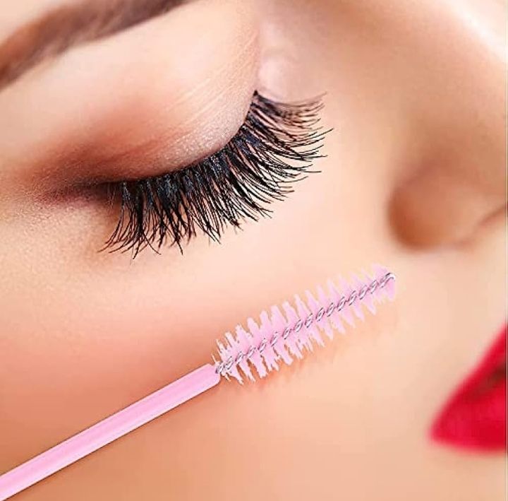Eyelash Makeup Brushes Disposable, Pack of 5/10/50 Mascara Brushes for Eyelash Extension and Eyebrow Comb, Makeup Applicator Tool Brushes