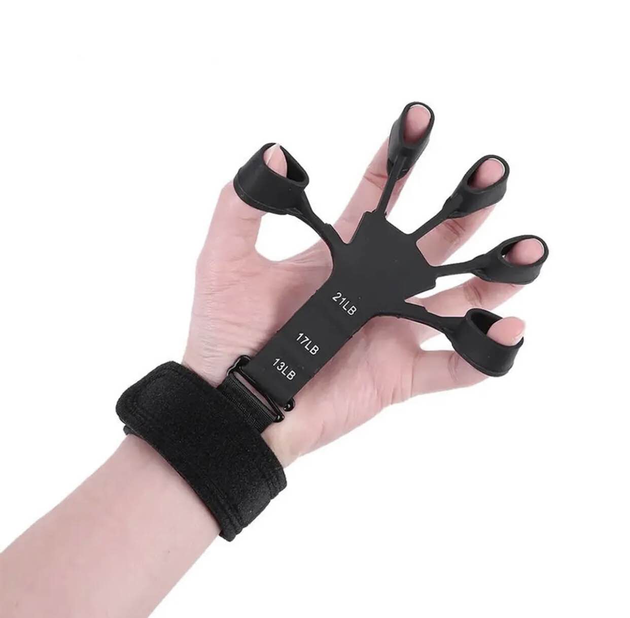 Finger Gripper 1pcs, Finger Exerciser 6 Resistant Levels Recovery Physical Tools Hand Strengthener For Patient