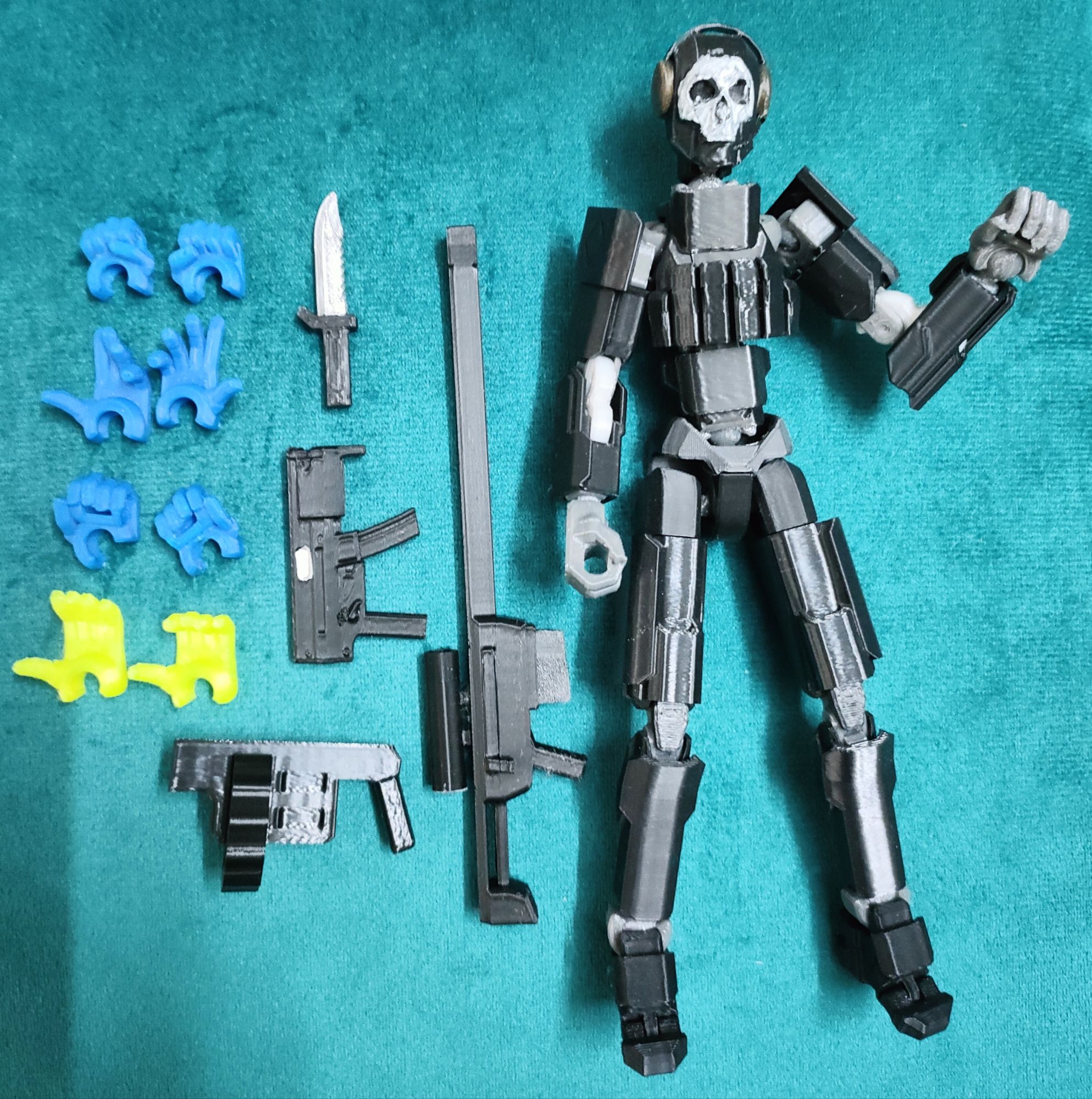 Action Toy Figure Dummy Titan 13 Articulated posable Assembled Large Size