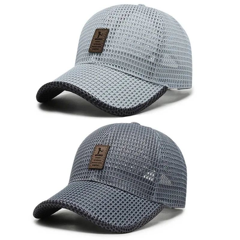 Summer Cool Breathable Mesh Baseball Cap Women Men UV Protection Outdoor Riding Fishing Tennis Golf Caps Fashion Sport Hat