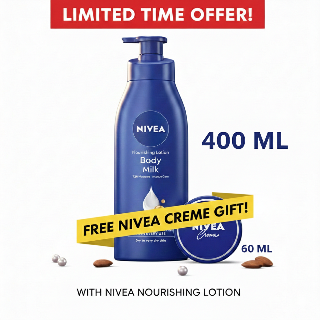 Nourishing Body Lotion (400 ml) with Free Moisturizing Creme (60 ml)