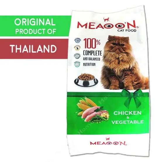 Meacon cat food chicken vegetable 1kg made in thailand