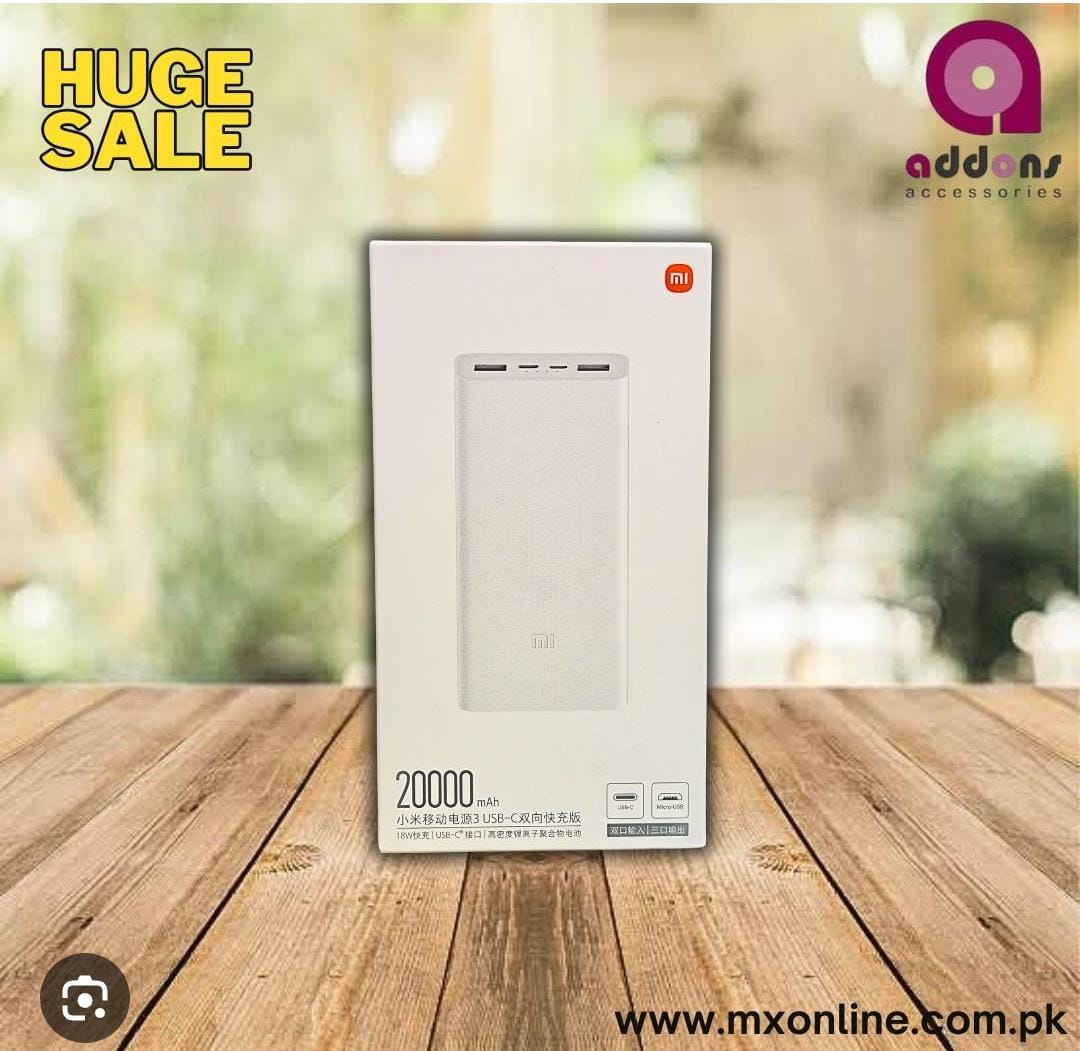power bank 20000 mh 3 ports at the charge