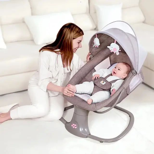 Auto Digital Electric Baby Swing Baby Rocker Baby Cot Baby Crib Smoothly Functional Jhoola