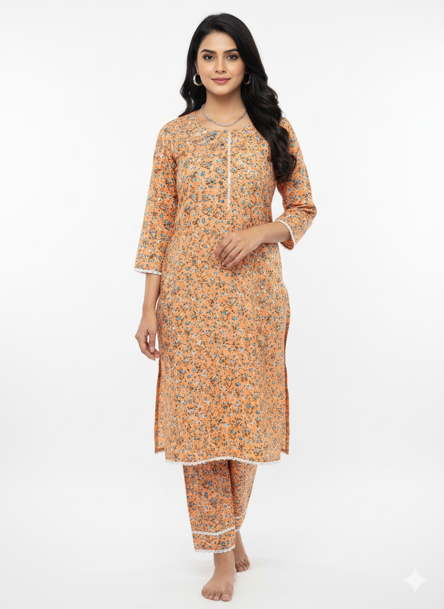 Noor Fatima's Collection Stitched Girls & Women Dress Cotton Casual Summer Wear Stylish Comfortable Outfit