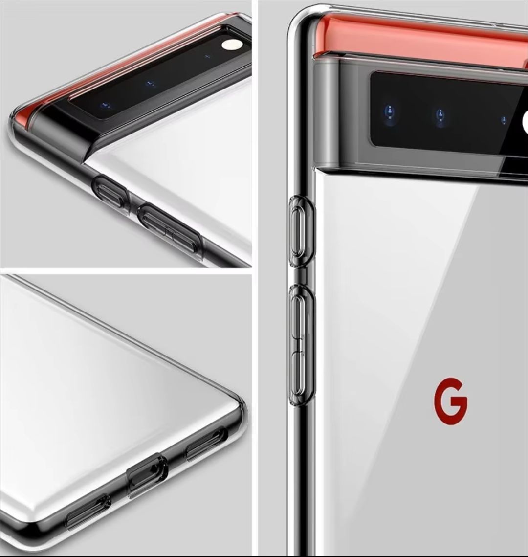 Google Pixel All Models 10 pro xl/9 pro xl/9 pro/9/8 pro/8/7 pro/7/6 pro/6 High Quality Tpu Transparent 1.5 mm case/Back Cover