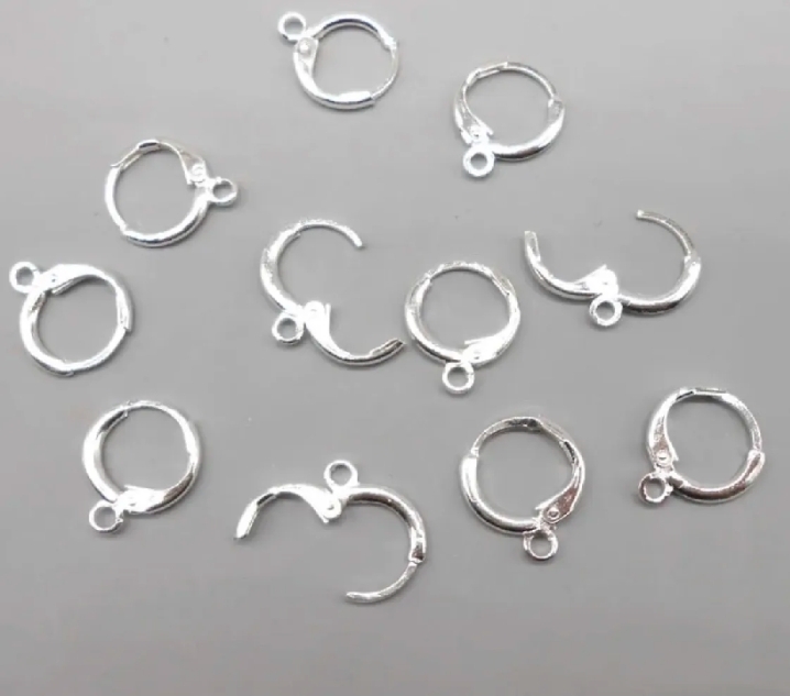 10Pcs And 20 Pcs French Earrings Hook Ear Wire - DIY Earrings Clasp Fitting Base For Jewellery  Making - DIY Accessories And Other