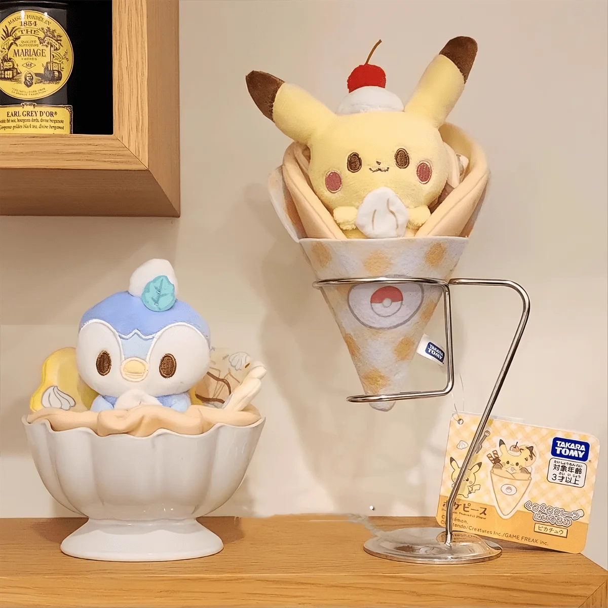 Pikachu Piplup Pokemon Plush Doll Cute Anime Stuffed Toys Soft Peluche Decoration  For Kids