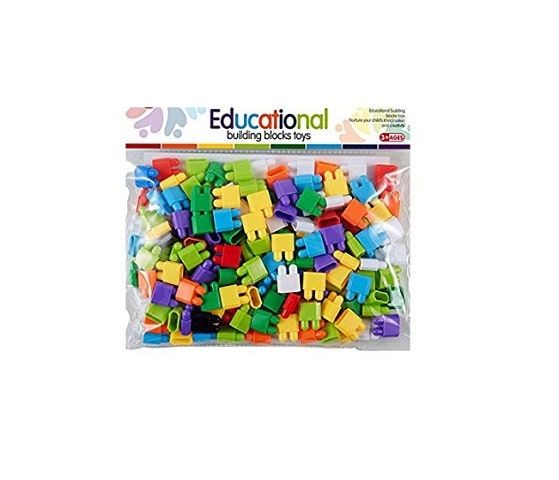 Bullet Shape Educational Building Blocks For Kids | Interlocking Plastic Smart Activity Construction Blocks Set | Robot, Pyramid, Army Tank, Rocket Etc. | Multicolour