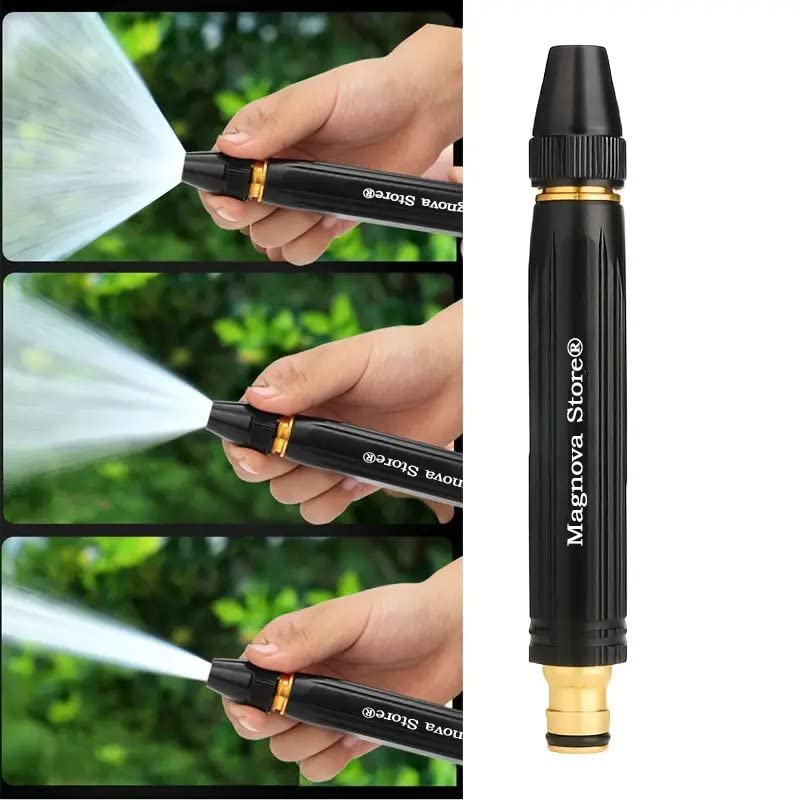 (Plastic Body) Water Spray Gun for Car and Bike Washing, High Pressure Water Spray Nozzle with Adjustable Sprayer, Water Jet Sprayer for Floor & Window Cleaning, Gardening, Bathing