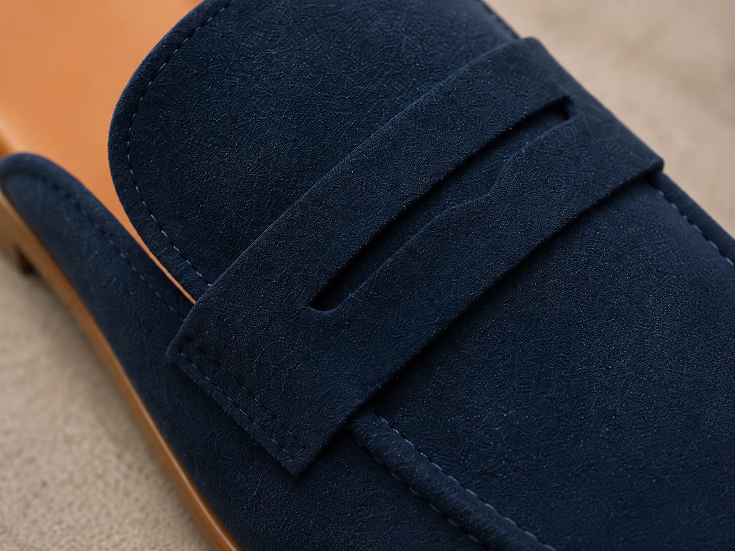 Premium Suede Leather Penny Loafers for Men - Casual Soft Sole Slip-On Shoes 👟