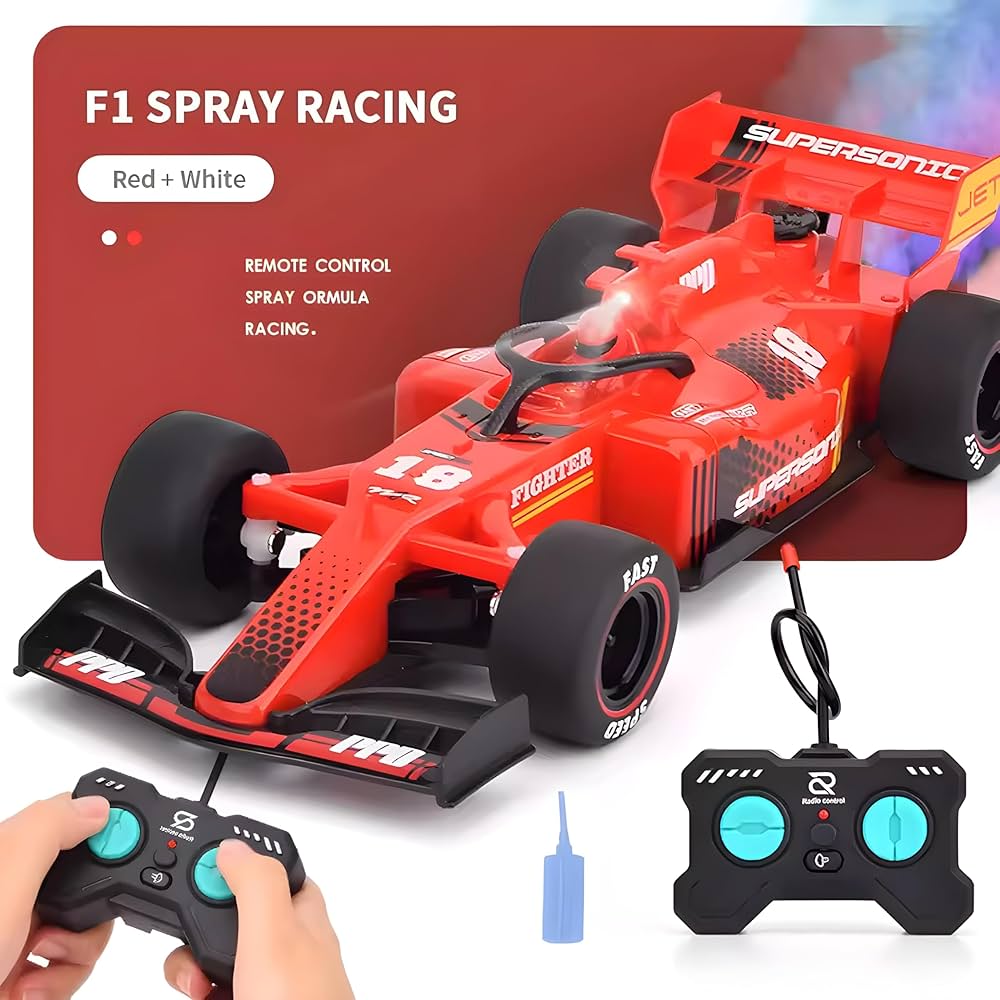 RC Formula 1 Racing Rocket Car with Spray & Light Effects with high speed