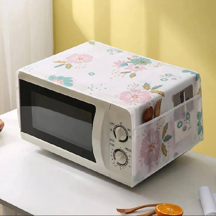 Kitchen Microwave Oven Cover Oil Proof Dustproof Water Proof Storage Bags Organizer
