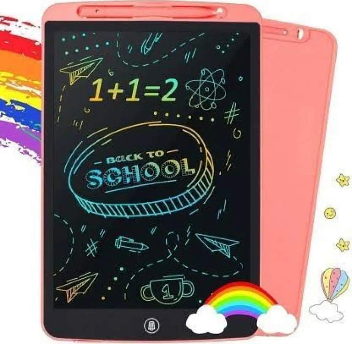 GAZA TOY MULTI  COULOR LCD Writing Tablet Electronic Slate E-writer
Digital Memo Pad Erasable Writing Board
Learning Toys And Gadgets For Educational And
Daily Life Routine Notebook Purpose - 
8.5 Inch