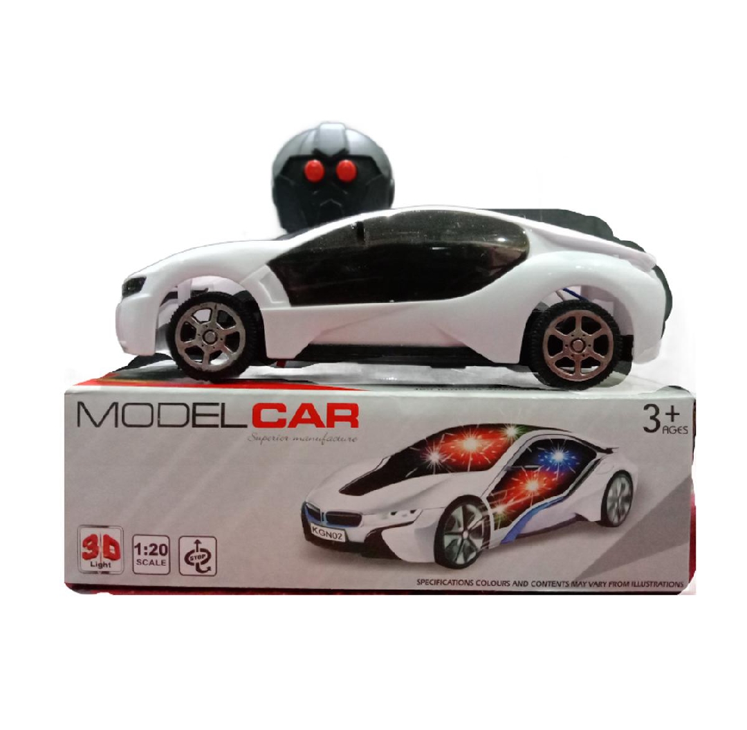 Remote Controlled Fast Modern Car 3D Light For Kids (Multi Colors) Radio Control Race Car For Kids For 3-14 Years Old Boys& Girls Kids Birthday Remote Control Car ! Amazing Car Sports Car Racing Car Toys Best Toy For Gifting RC Car Toys Boys remote contrl