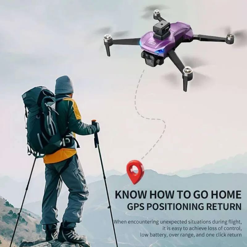 LH X89G 5G Wifi GPS Foldable Drone with HD Dual Camera | Brushless Motor | 4.5" LCD Screen Remote | Optical Flow | WiFi FPV | Altitude Hold RC Quadcopter