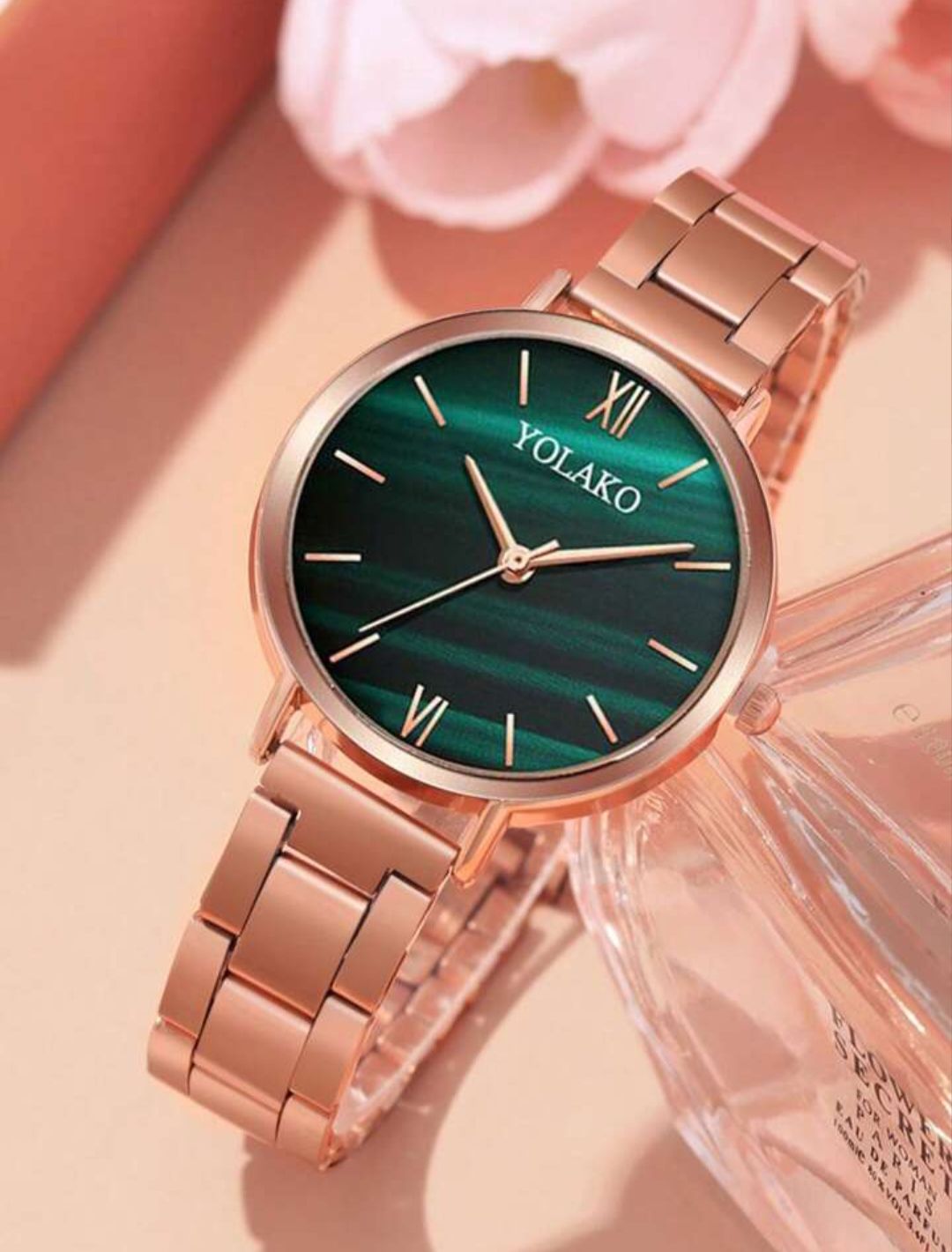 Watch - Fashion Square Watch Women Silver Watches Stainless Steel Band Quartz Wristwatches Ladies with bracelet set | Round watch | Rectangular Watch