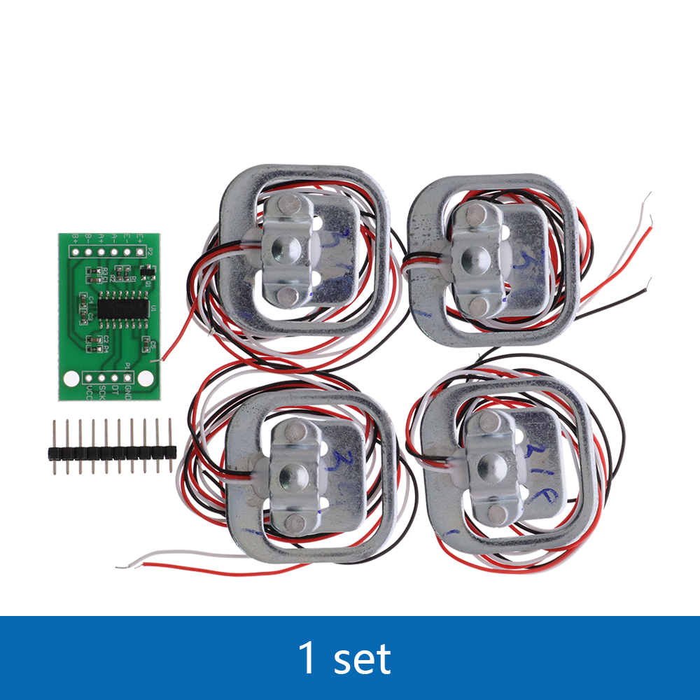 HX711 AD Module Body Load Cell Weighing Sensor Pressure Sensor+4Pcs ...