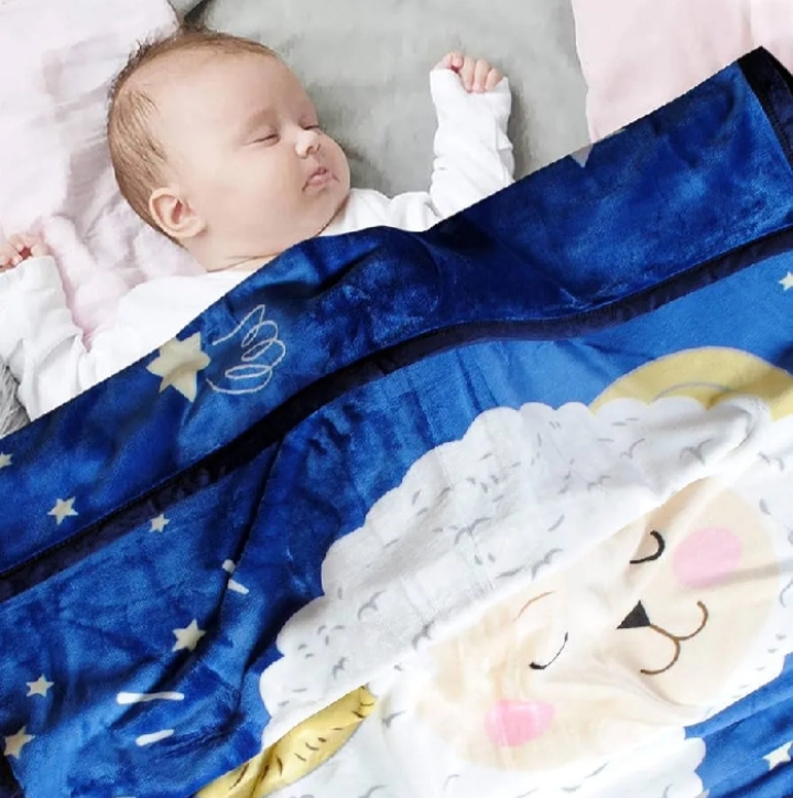 Premium Baby Blanket Newborn Soft Flannel Fleece Blanket | Infant Swaddle Wrap | Warm Cartoon Baby Blanket | Baby Bedding | 100×75 CM