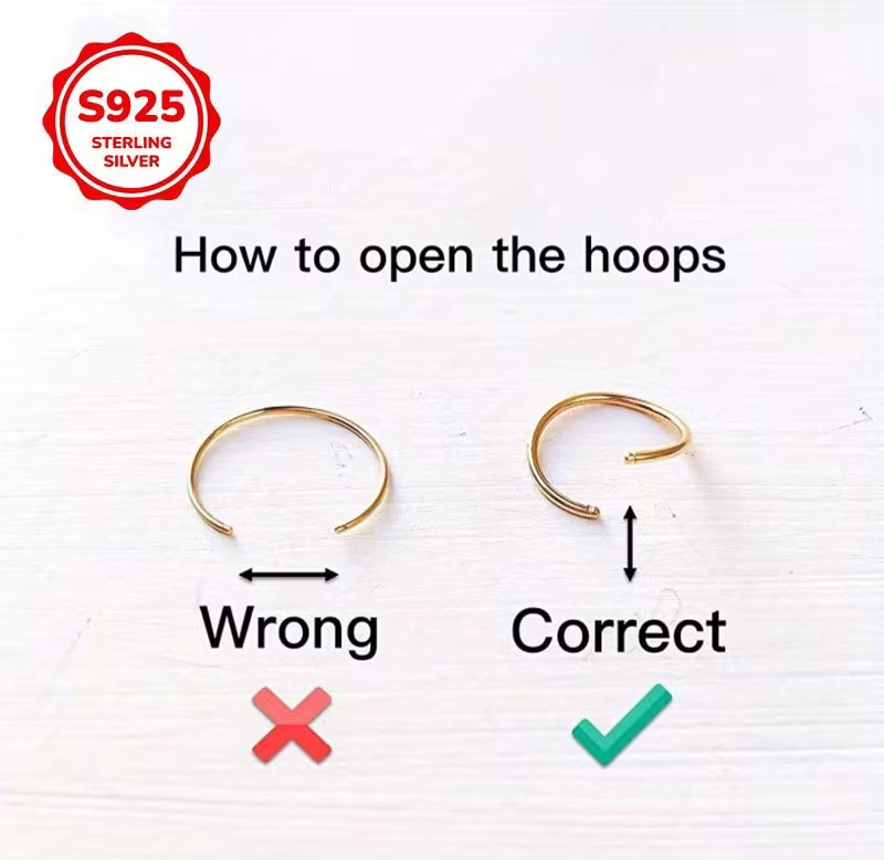 20pcs Titanium Non-Piercing Fake Ear, Nose & Lip Rings