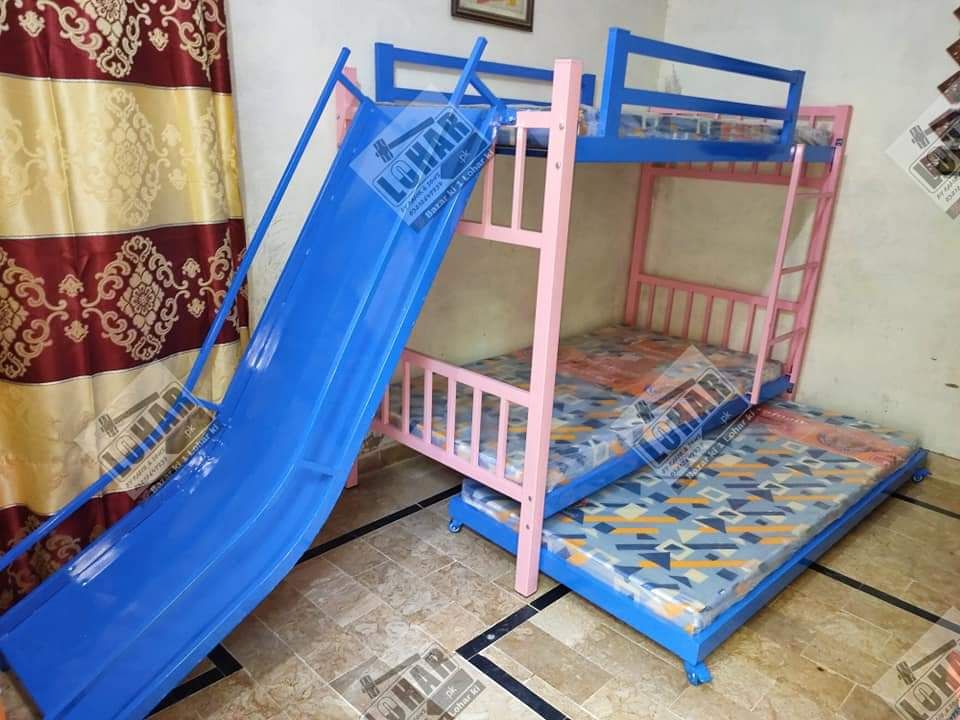 Bunk Bed With Slide And Trundle atelieryuwa.ciao.jp