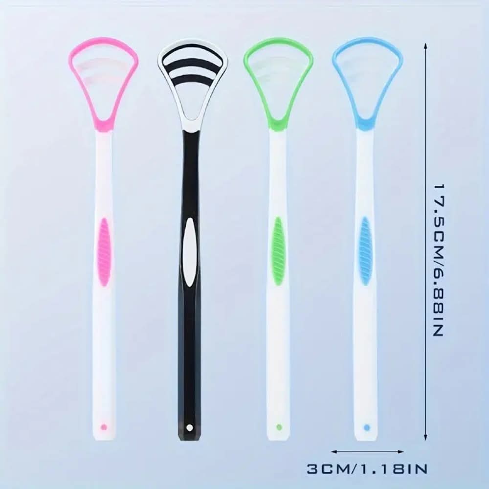 Silicone Tongue Scraper | Durable Tongue Cleaner for Fresh Breath & Oral Hygiene | Plastic-Free, Safe & Gentle Tongue Cleaning Tool