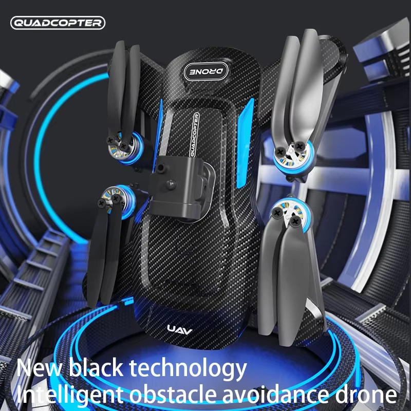 JS18 Foldable Drone 4K HD Triple Camera GPS Obstacle Avoidance Brushless RC Drone Long Flight Time