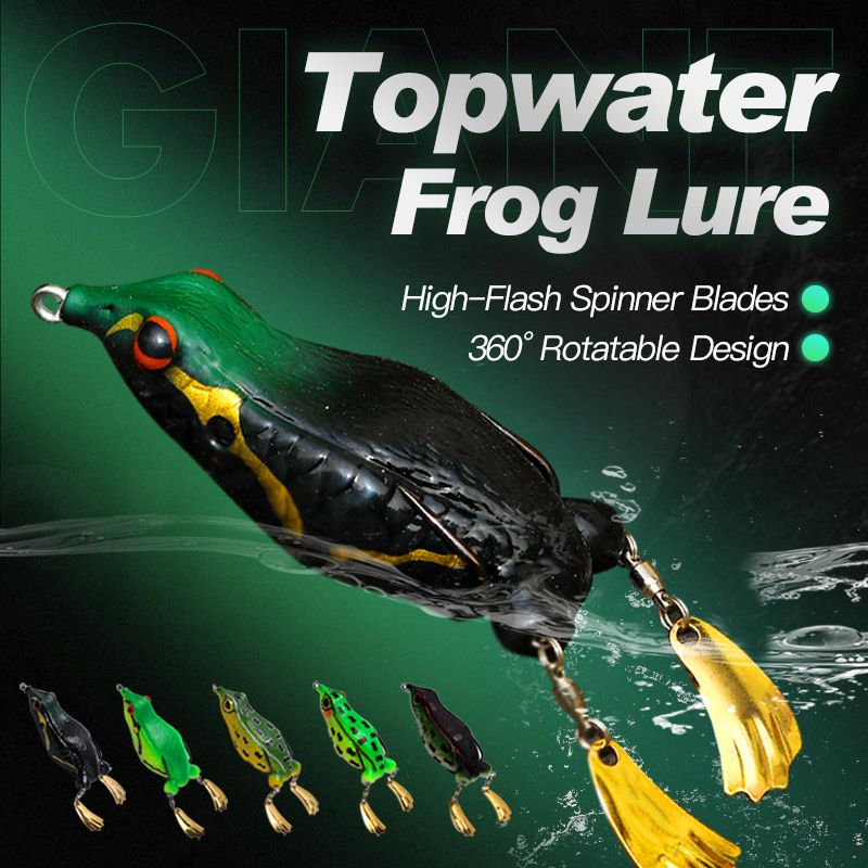 WEIHE 2nd Generation Frog Lure 1pcs, 12cm 25g, Artificial Bait for Snakehead Fishing