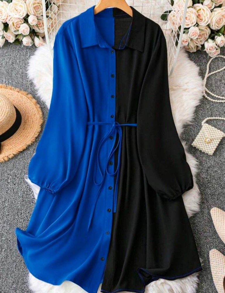 Elegant solid plain linen beautifully designed top blouse for casual use for girls/women