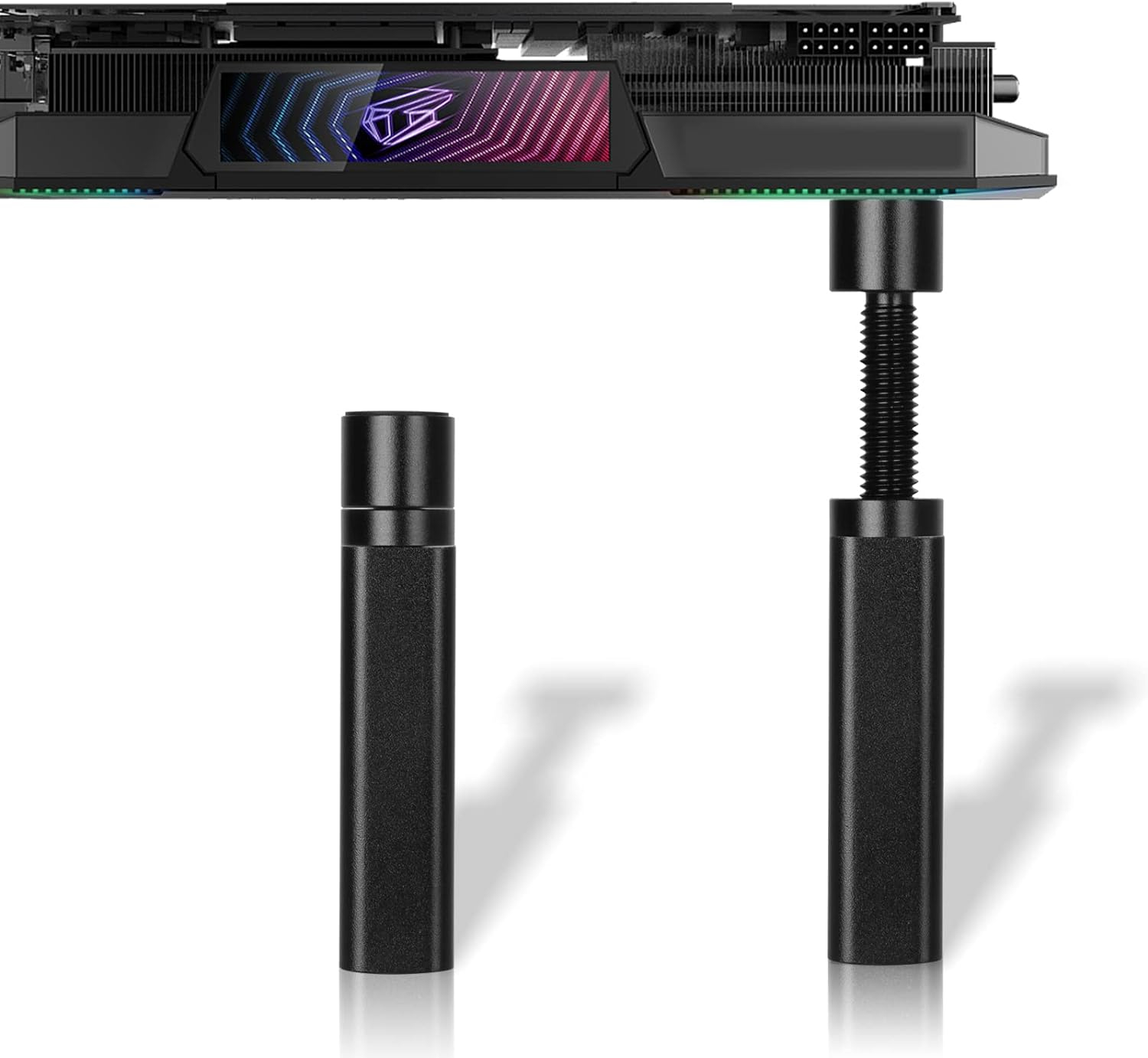 GPU Support Bracket Stand GPU Cable Management 4.73" GPU Support PC Graphics Card Support GPU Stand Anti GPU Sag Bracket Video Card Anti Sag GPU Holder Mini GPU Mount for Prevent Universal Graphics Card Stand - Adjustable Height