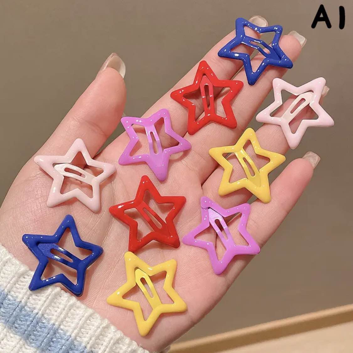 Star Pins - Hair Accessories - Hair Pins For Kids - Hair Accessories For Kids. Pack of 5,10,30,50,100,500,1000,2000 and 5000