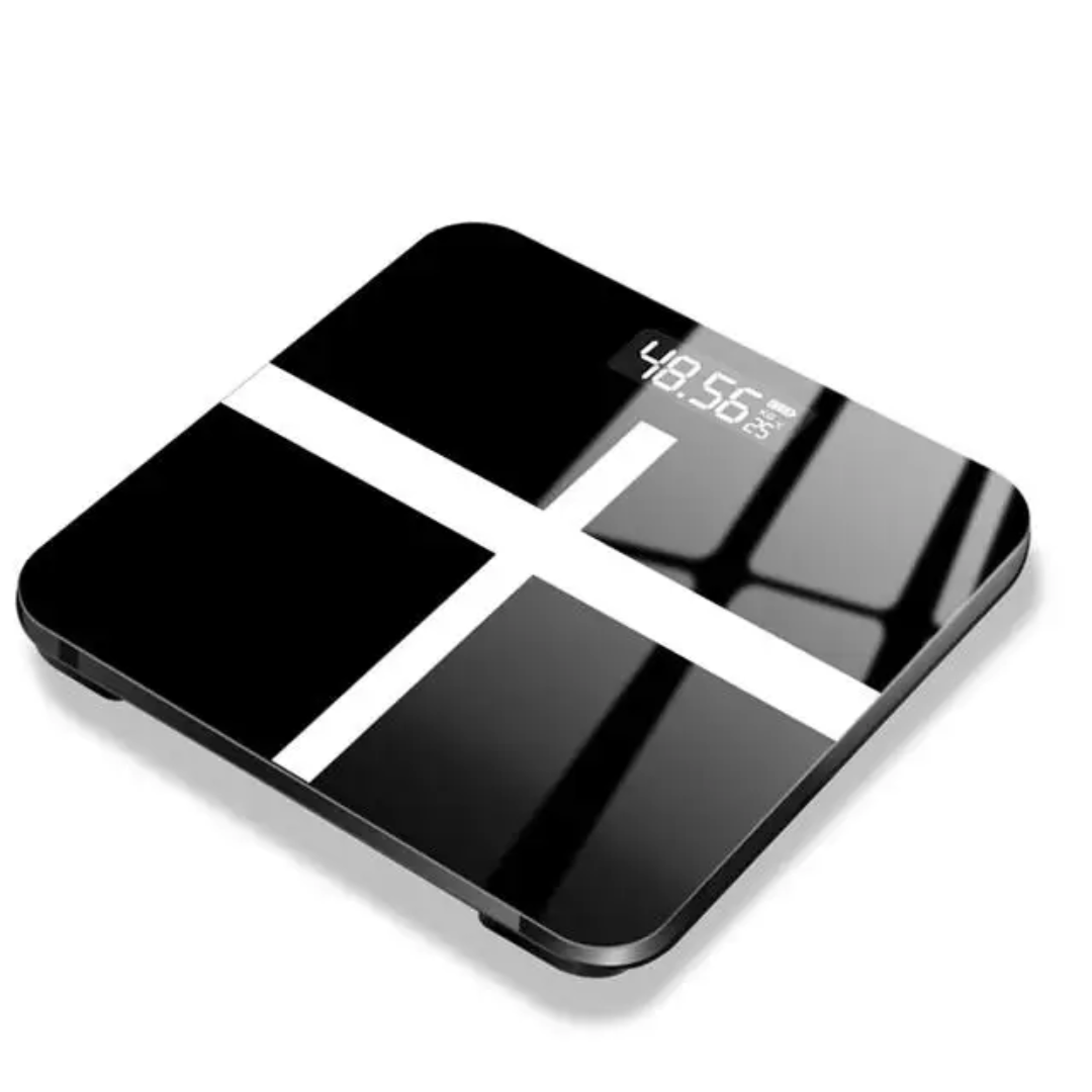 DENOVO MART Tempered Glass Electronic Digital Body Weight Scale, Bathroom Scale 180 KG with LCD Display Weight Machine Denovo Mart