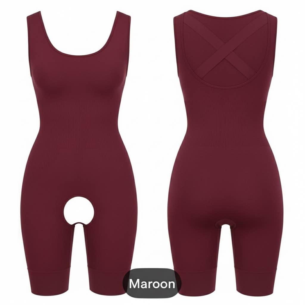 Slim Body Full Body Shaper For Women Fat Burner Slimming Suit With Chest Lift And Waist Control