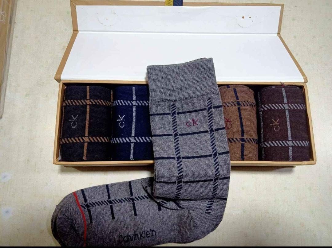 Pack of 5 Pairs Crew Socks for Mens Premium Quality - Random Colours