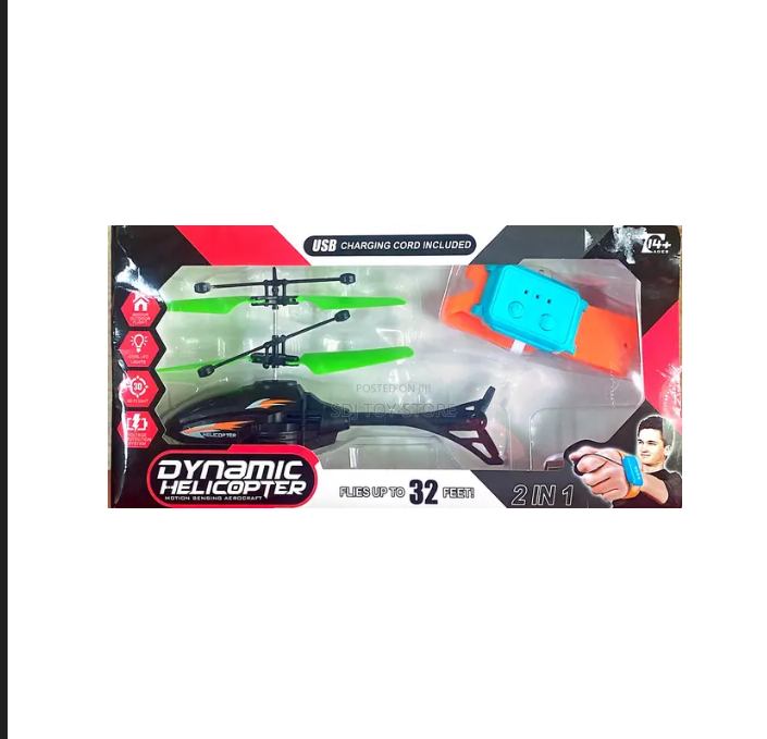 Hand gesture remote control helicopter toy for kids - gesture control 7 inches helicopter