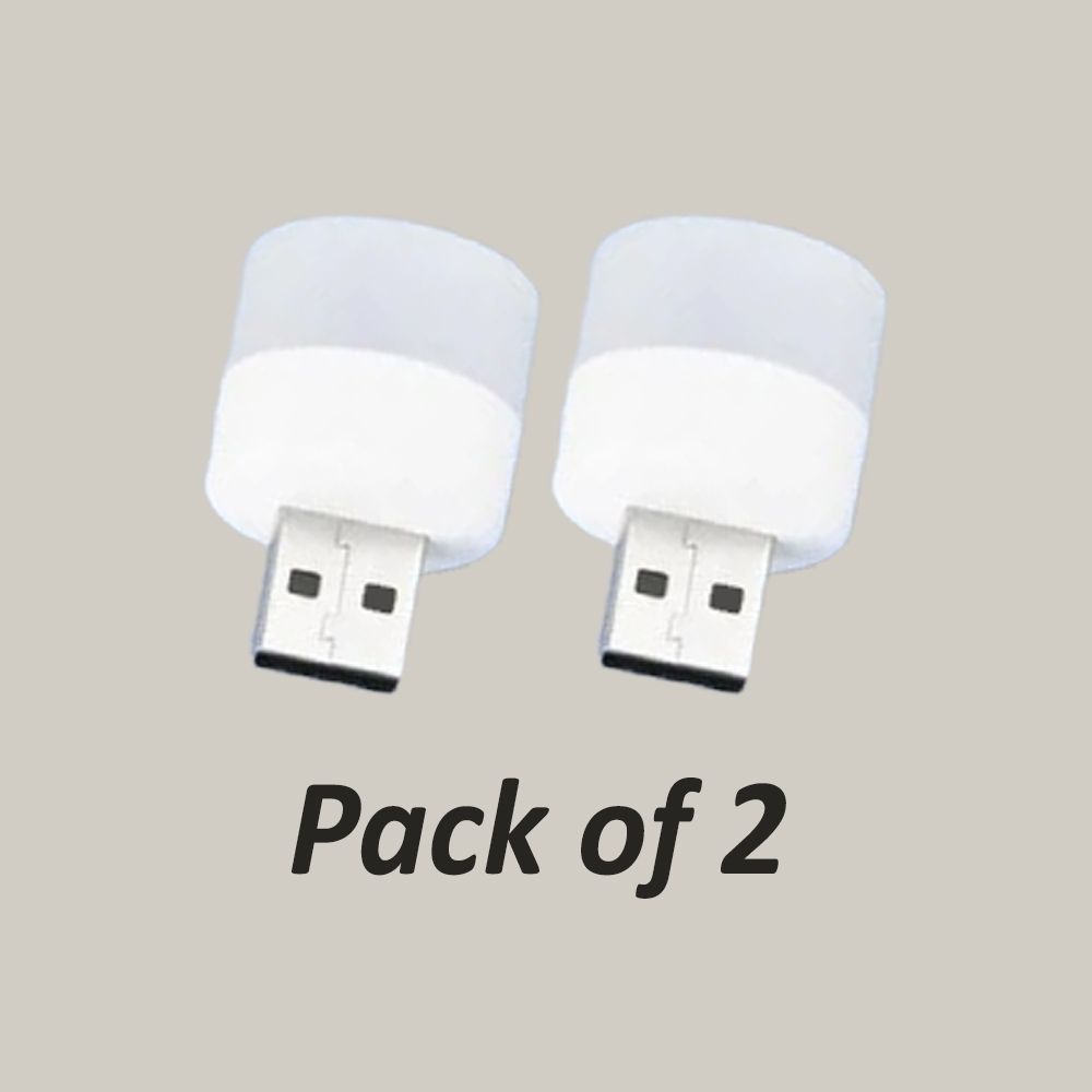 USB LED Night Bulb | Night Bulb | LED Night Light | USB Light | USB Bulb | Night Light | Universal for Laptops, Power banks, Mobile Chargers & Other USB supported port (Pack of 1 & 2)