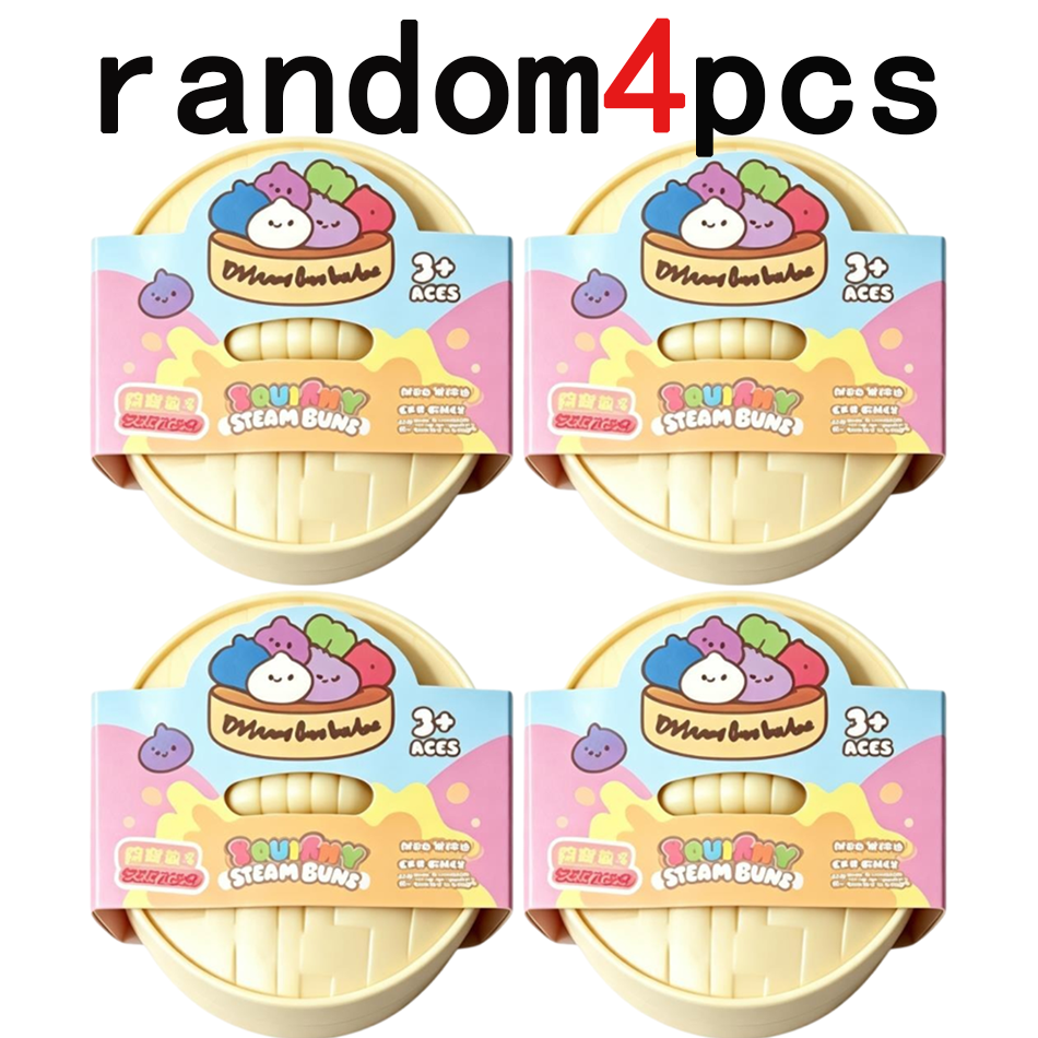 Blind Box 5.5cm Simulated Dumpling Squishy Relaxing Relieve Anxiety Antistress Enhance Happiness Rebound Squeeze Reliever Toy
