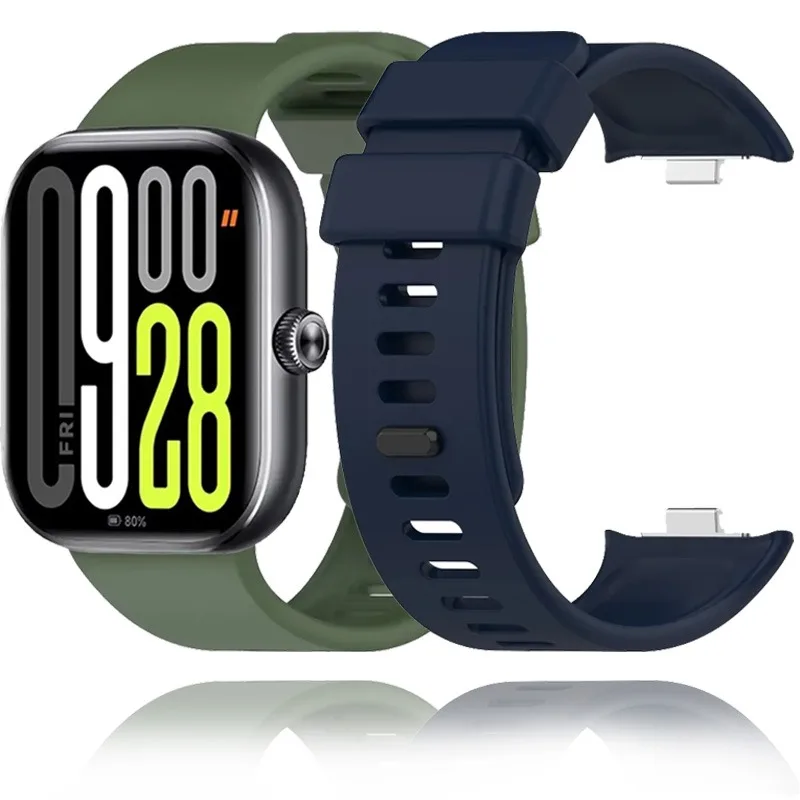 Original Silicone Strap For Redmi Watch 6 5 4/6 Active/6 Lite Sports Smartwatch Wristband For  Band 10 9 8 Pro Accessories