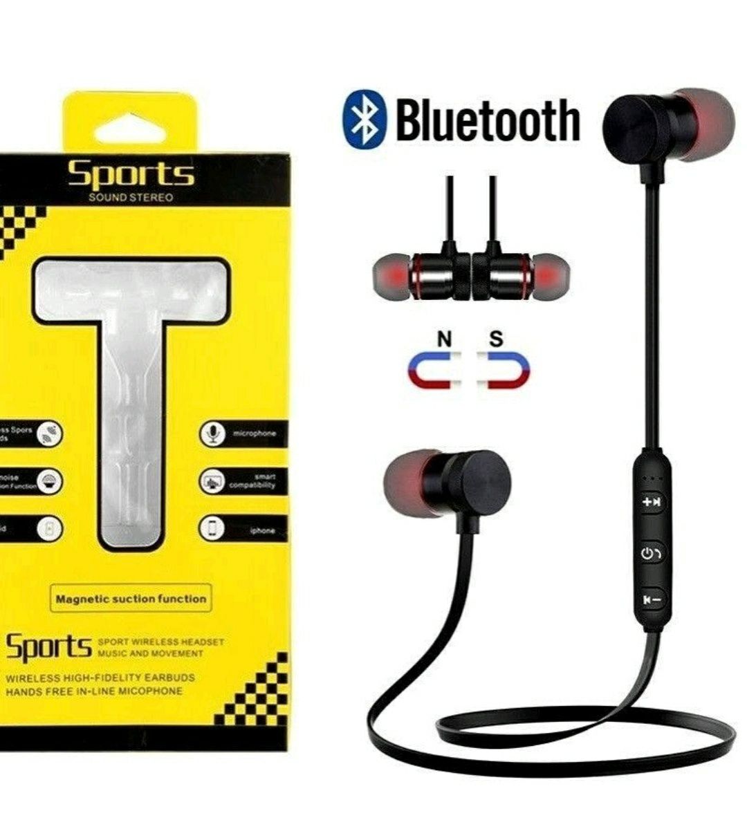 Wireless Stereo headset Bluetooth Sports Wireless Handsfree –