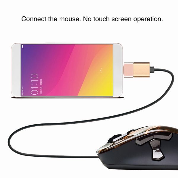 Micro-USB OTG Cable Adapter 2.0 Converter Aluminum Frame For Mobile Phone Android for Samsung USB Tablet Pc to Flash Drive Mouse OTG Hub