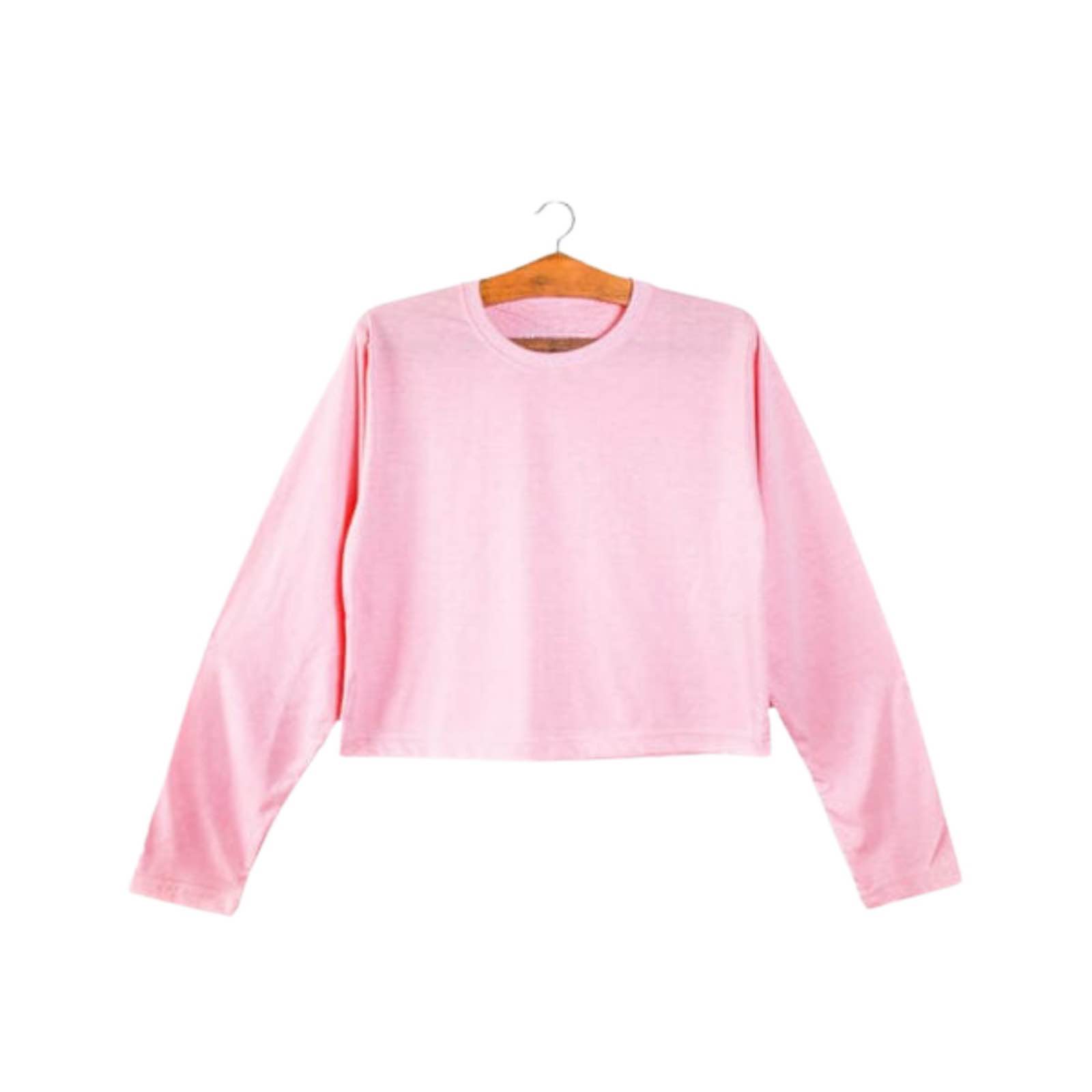 THE VINTAGE CLOTHING NEW TRENDY COLLECTION IMPORTED HIGH QUALITY PLANE CROP FULL TSHIRT FOR WOMENS AND GIRLS - New Launch Jan 2025 - Crop Top