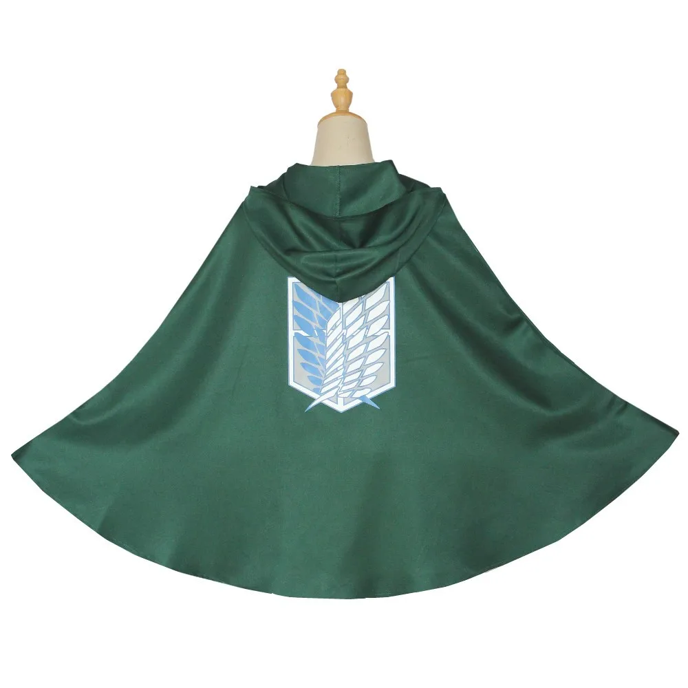 Anime Attack on Titan Cloak Shingeki No Kyojin Scouting Legion Cosplay Costume Cos Green Cape Mens Clothes Cosplay Costume Women